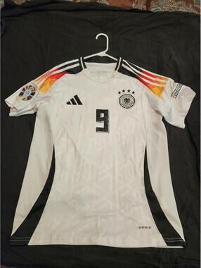 Germany 2024/2025 Fullkrug Euro Home Soccer Jersey Size M